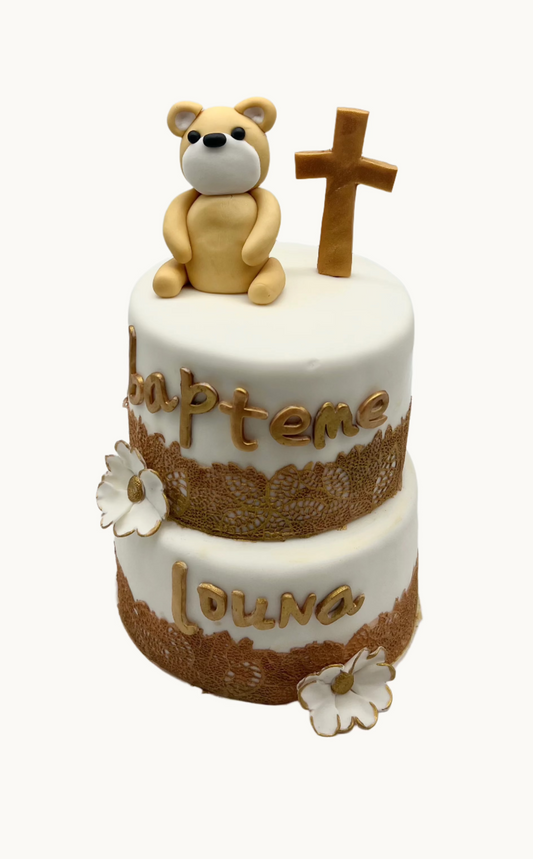 Bear with cross