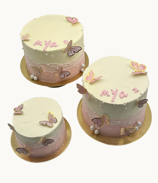 Pink butterflies