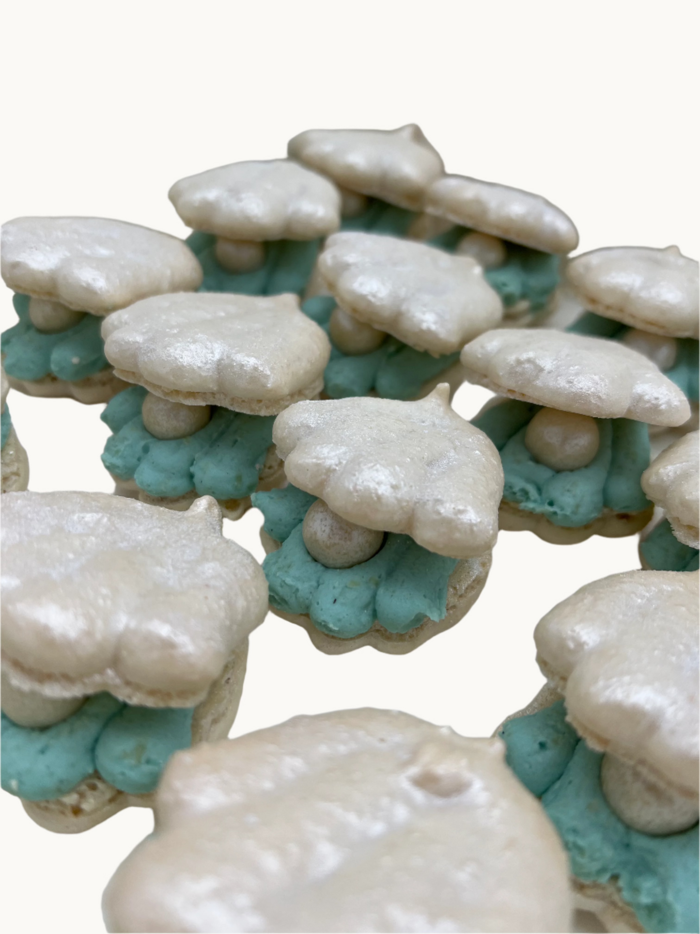 Shells with pearl